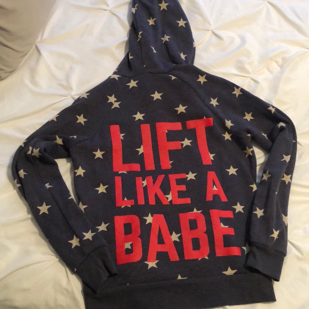 Weight lifting hoodie